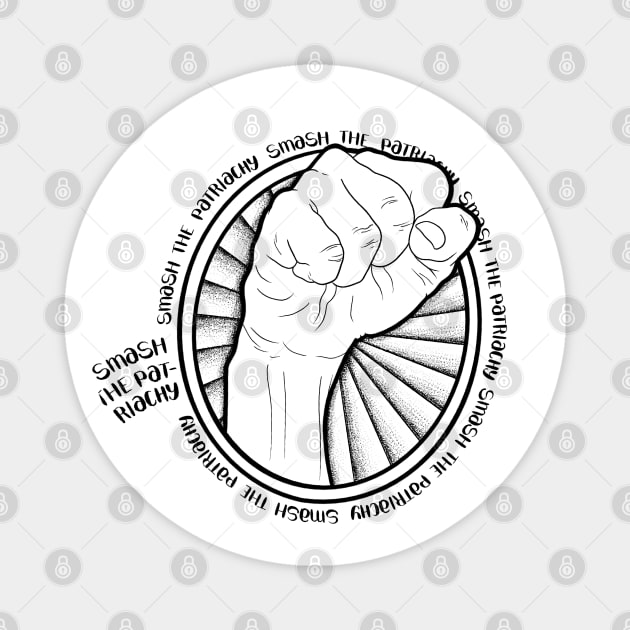 Smash the Patriarchy Magnet by artbycands